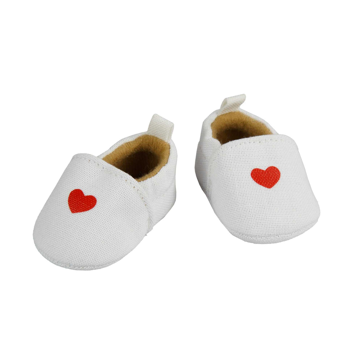 Puppen-Slipper mit Herz Gr. 38-45