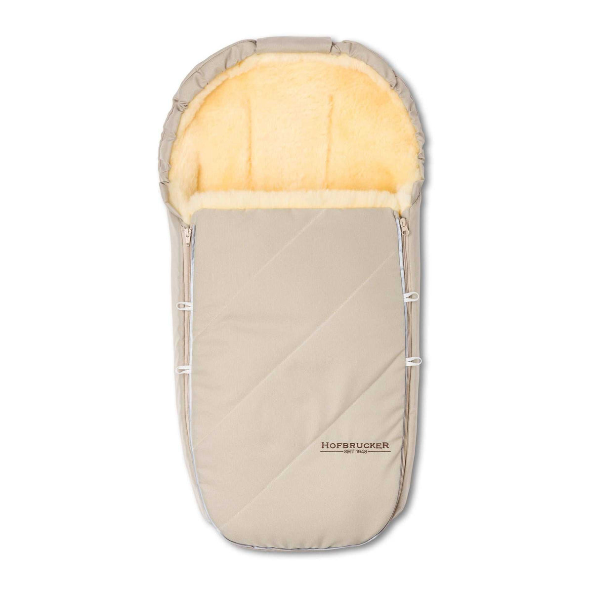 Lammfell Fußsack Toni/ beige
