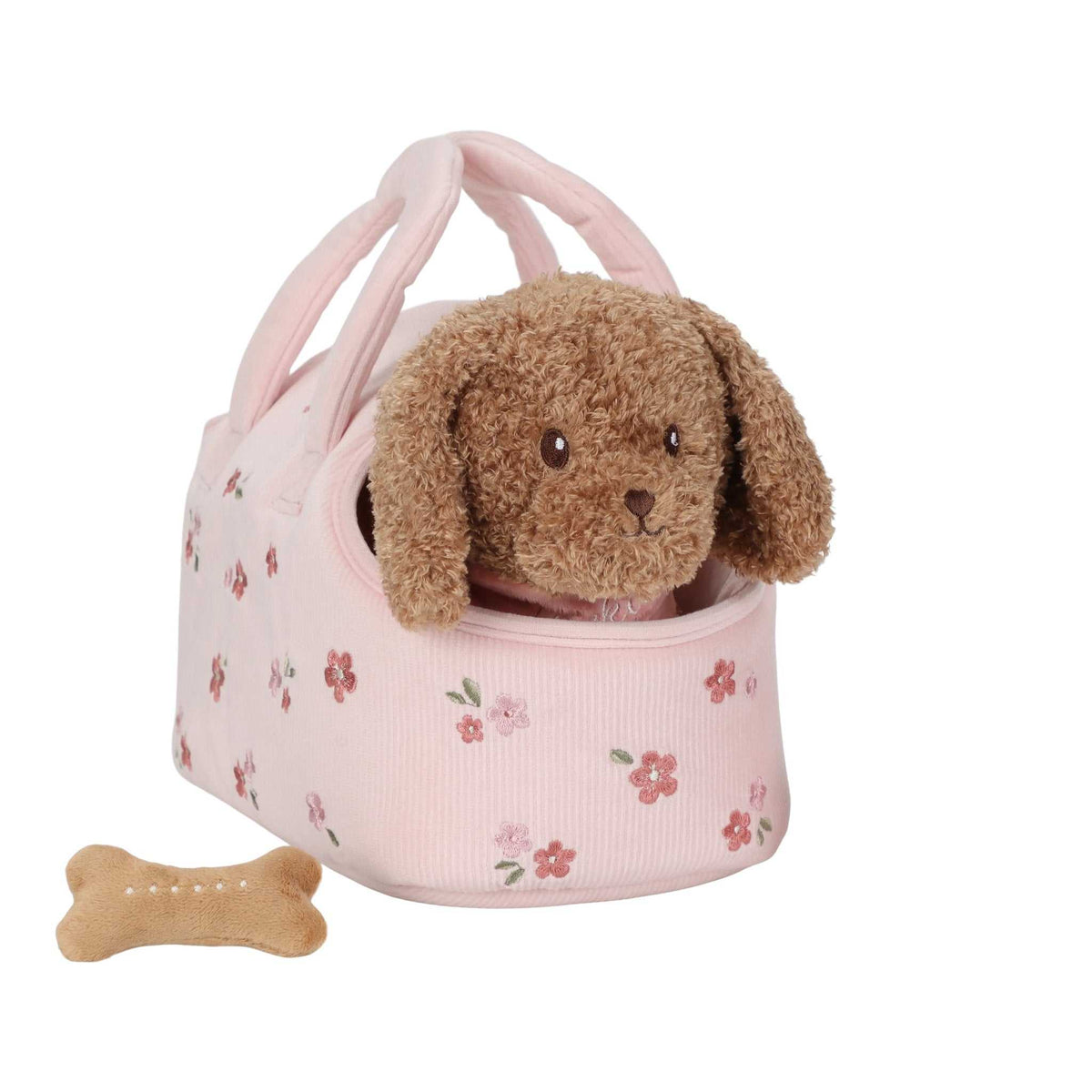 Plüschhund Jackie in Tasche