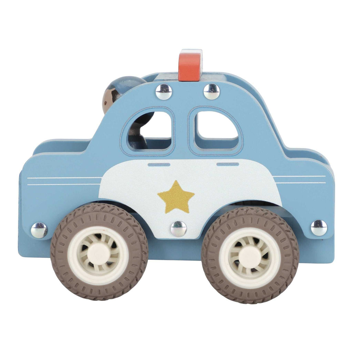 Holz- Polizeiauto