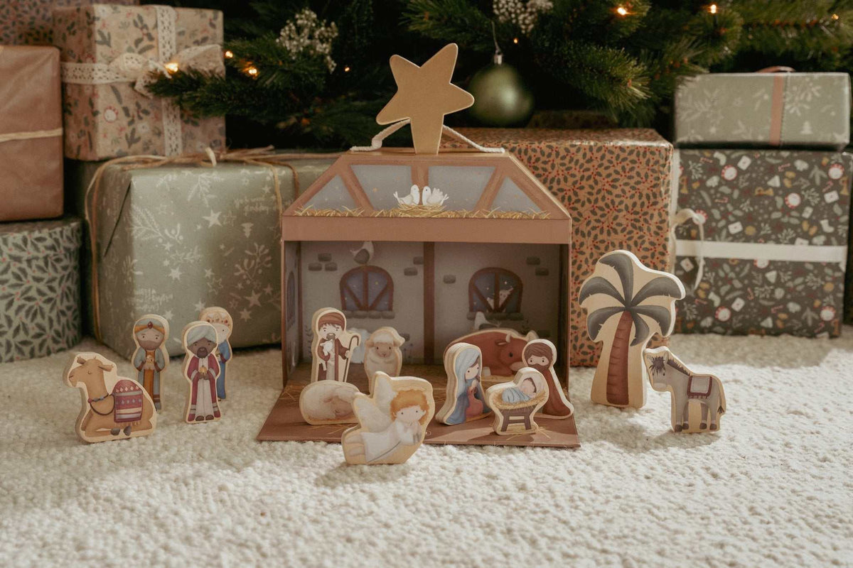 Weihnachtskrippe Spielkoffer