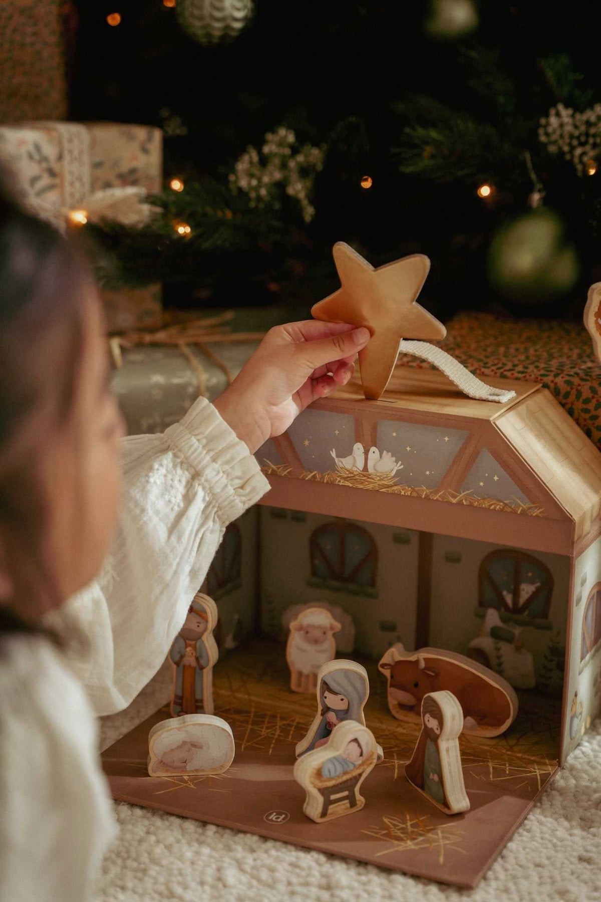 Weihnachtskrippe Spielkoffer