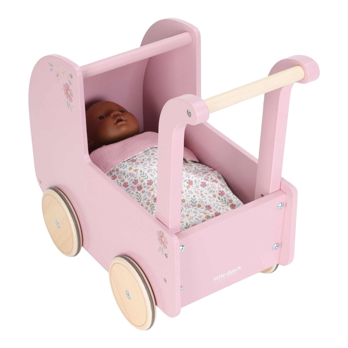 Holz Puppenwagen