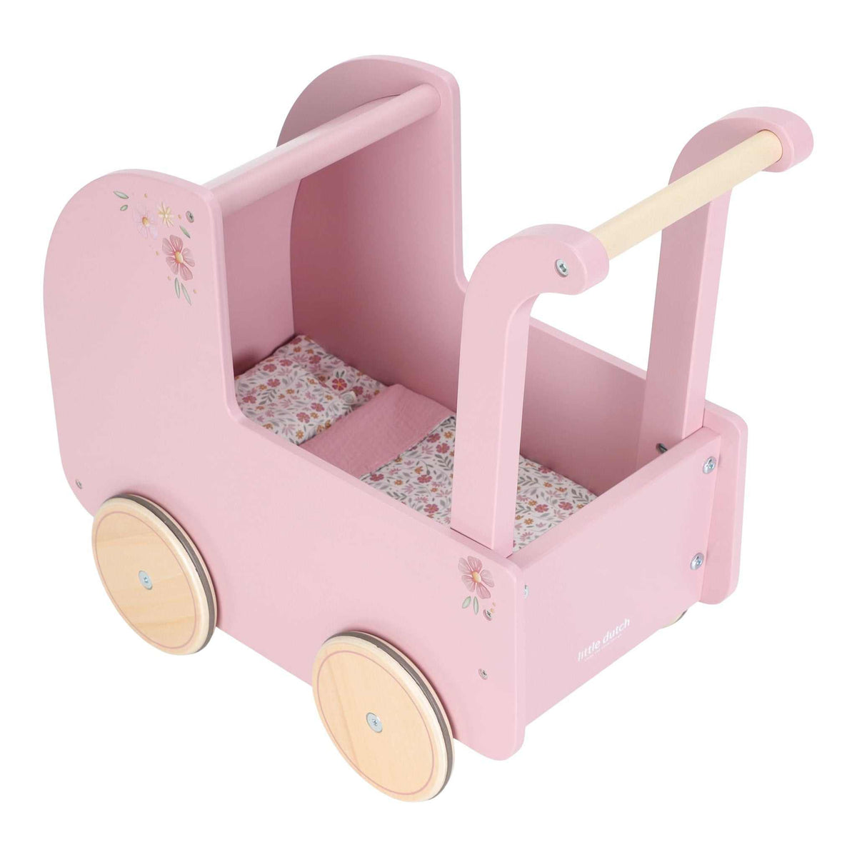 Holz Puppenwagen